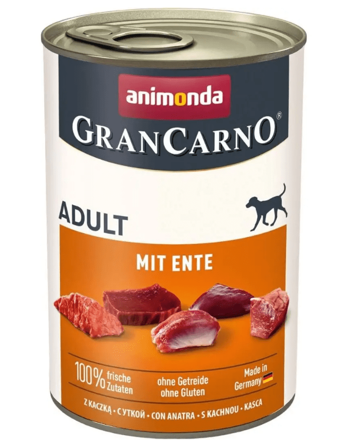 Animonda GranCarno Adult with Duck – вологий корм з качкою для дорослих собак