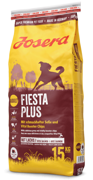 JOSERA FIESTA PLUS – сухий корм для вибагливих собак з додатковими крокетами Vital Booster Chips