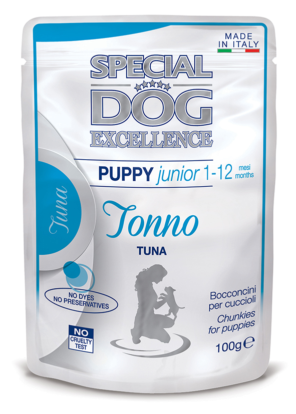 Monge Special Dog Puppy & Junior with Tuna - м'ясні шматочки для цуценят з тунцем