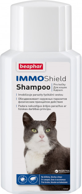 Beaphar IMMO Shield Shampoo шампунь від паразитів для котів