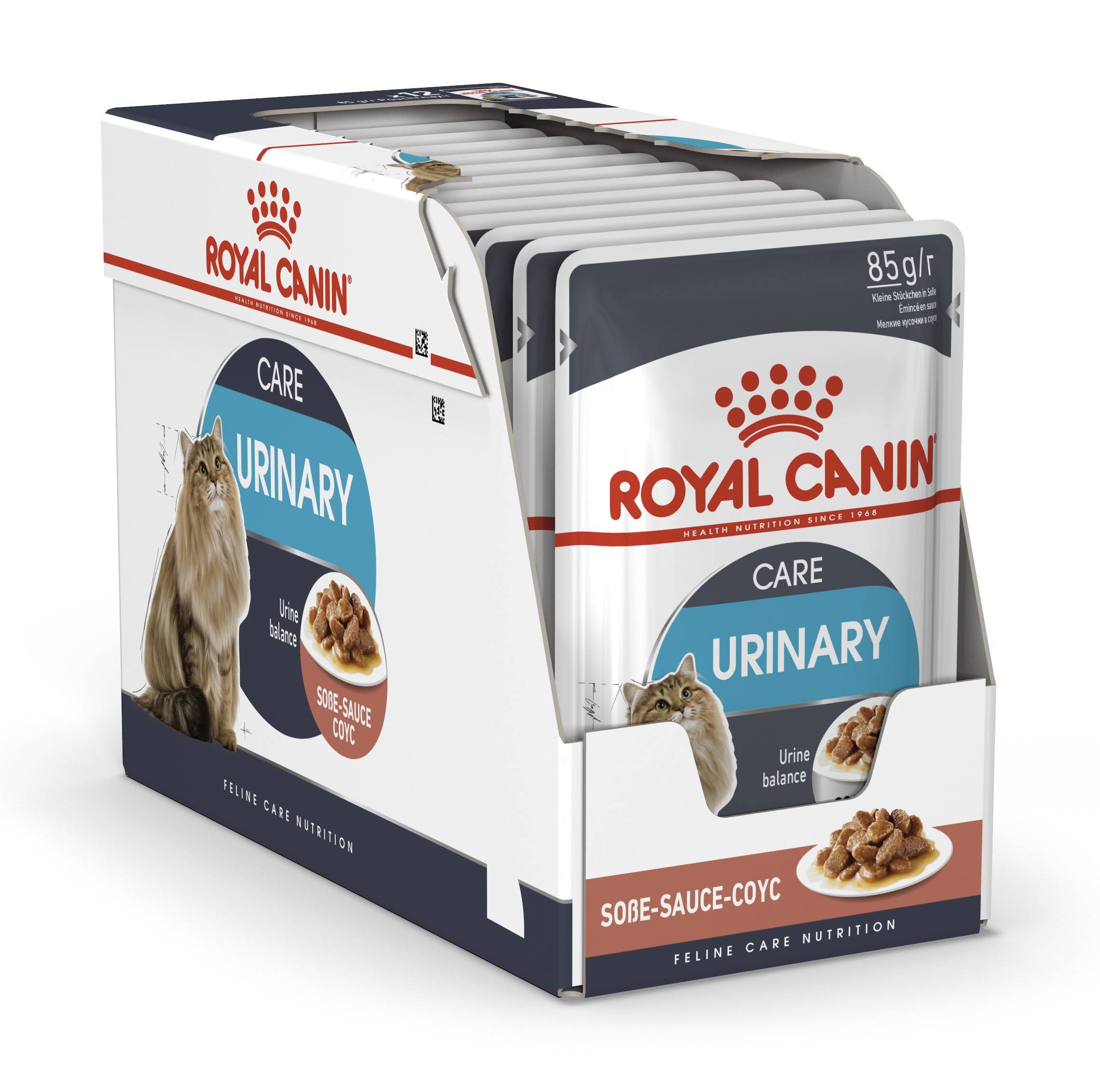 ROYAL CANIN URINARY CARE – влажный корм для взрослых котов для поддержания здоровья мочевыделительной системы
