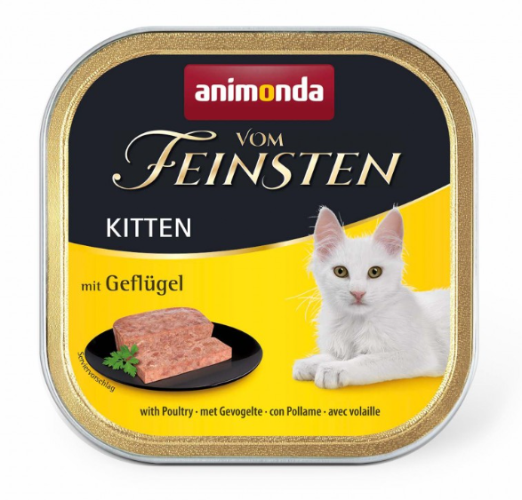 Animonda Vom Feinsten Kitten with Poultry – паштет з м'ясом птиці для котенят до 1 року