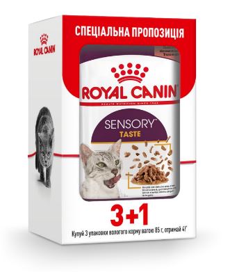 ROYAL CANIN SENSORY TASTE chunks in gravy – вологий корм для дорослих котів