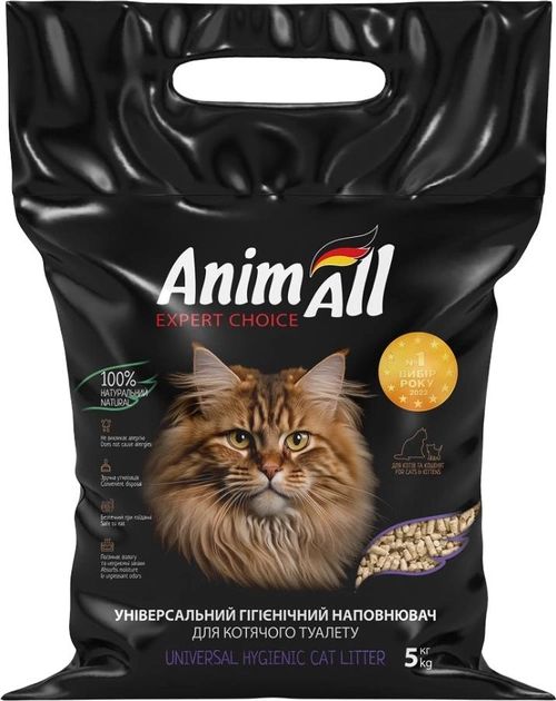 Наповнювач гігієнічний універсальний AnimAll для туалетів домашніх тварин