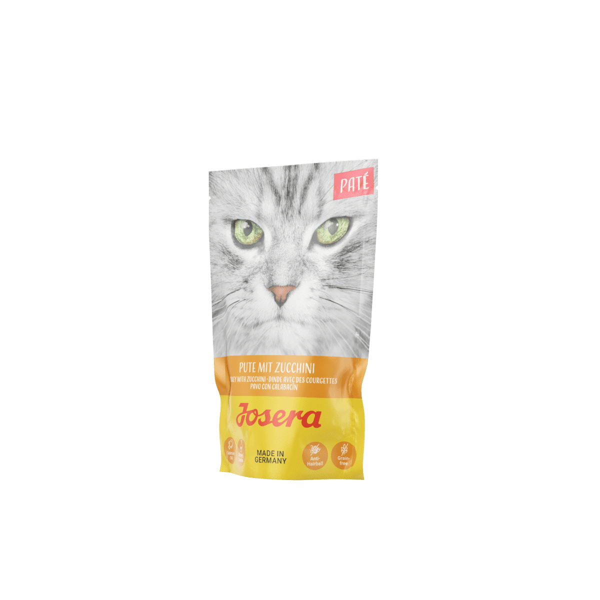 JOSERA Pate Huhn mit Spinat – паштет со вкусом индейки и цуккини для взрослых кошек