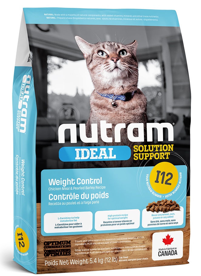 NUTRAM Ideal Solution Support Weight Control Cat корм для взрослых котов, склонных к ожирению. 