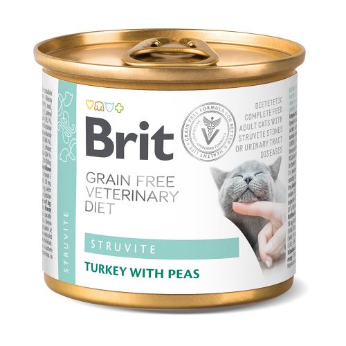 Brit VetDiets Struvite – вологий корм для котів із захворюваннями нижніх сечовивідних шляхів