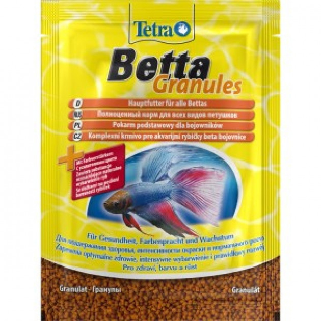 Tetra BETTA Granules – корм для аквариумных рыб