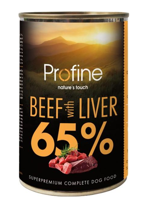 Profine Dog Beef with Liver - вологий корм з яловичиною та яловичою печінкою для дорослих собак