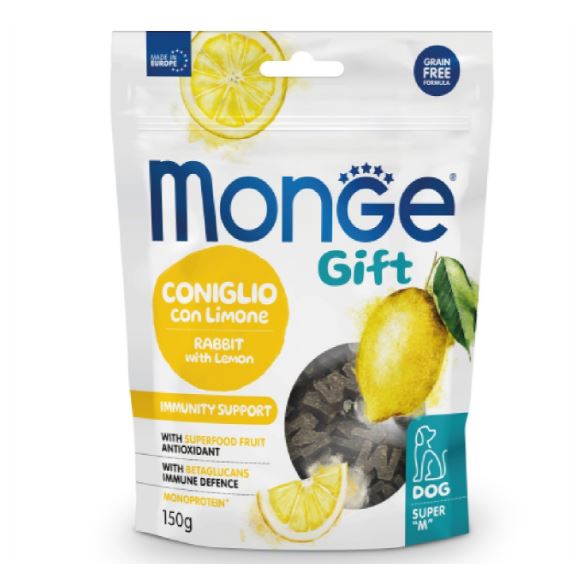 Monge Gift Dog Super "M" Immunity support кролик з лимоном