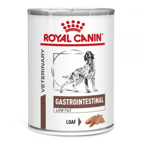 ROYAL CANIN GASTRO INTESTINAL LOW FAT – лечебный влажный корм с ограниченным содержанием жиров для собак с нарушением пищеварения