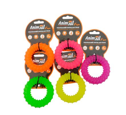 AnimAll Fun кільце з шипами – тренувальний снаряд для собак, 9 см