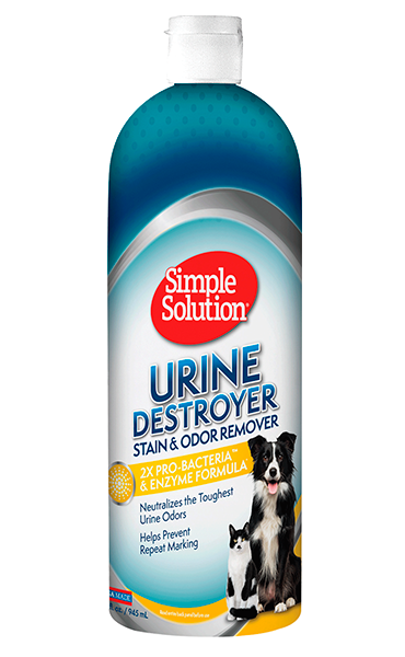 Simple Solution Urine Destroyer Stain and Odor Remover – засіб для видалення стійких плям і нейтралізації запаху сечі собак і котів