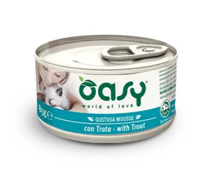 OASY CAT форель - влажный корм для взрослых котов