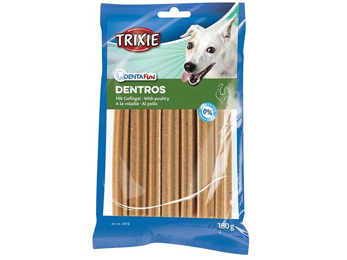 Trixie Dentros – лакомство с мясом птицы для очищения зубов собак от налета 