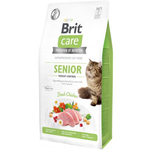BRIT CARE CAT SENIOR – сухой корм для кошек пожилого возраста (от 7 лет)