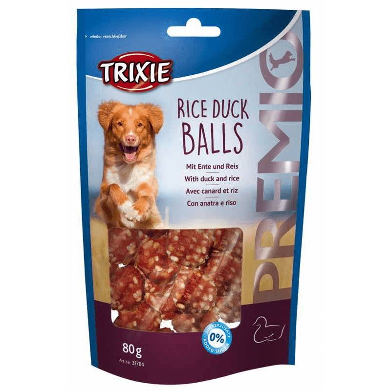 Trixie Premio Rice Duck Bones - лакомство с утиным мясом и рисом