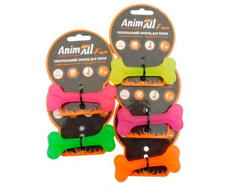 AnimAll Fun – іграшка-кістка для собак, 8 см