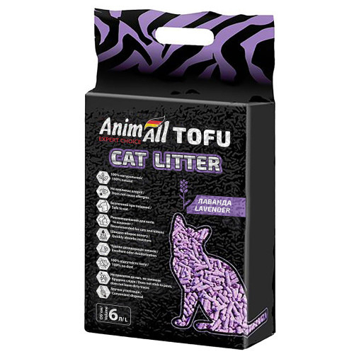 ANIMALL TOFU соєвич наповнювач для котячого туалету з ароматом лаванди