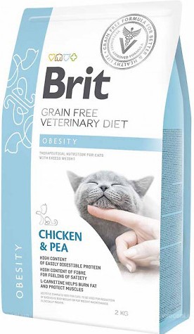 Brit Veterinary Diet Cat Obesity – лечебный сухой корм для взрослых котов с избыточным весом