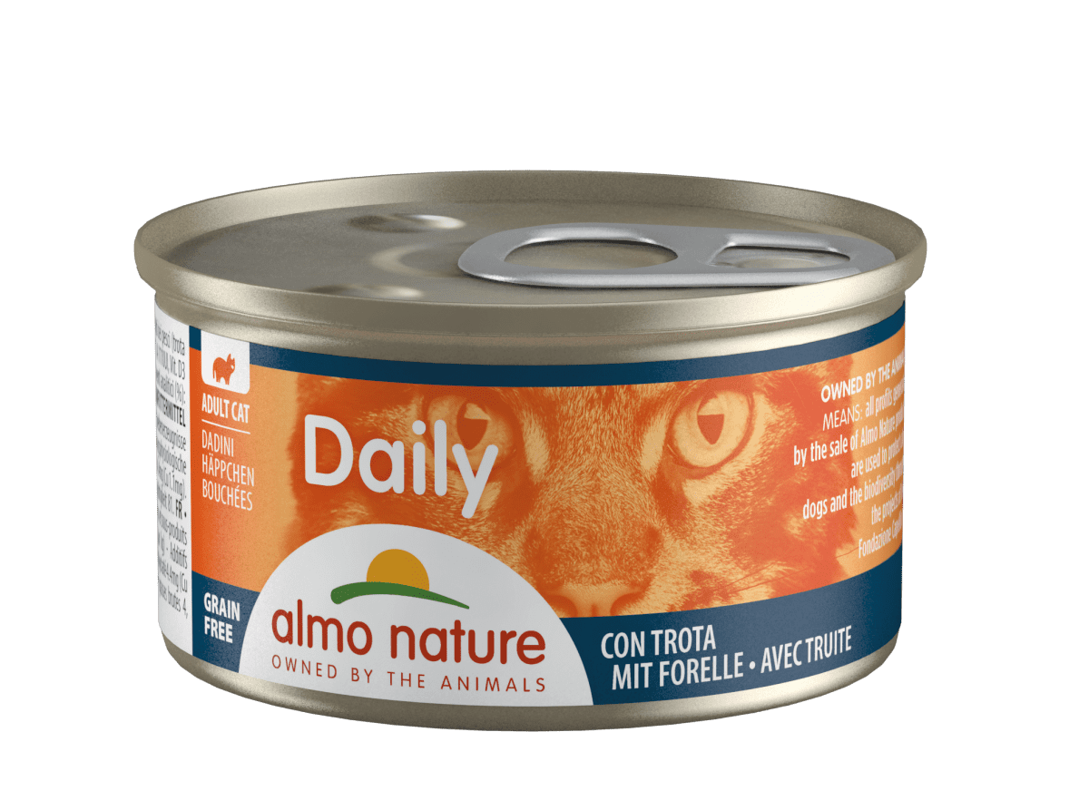 Almo Nature "Daily Menu" Trout – консервы для кошек с кусочками форели