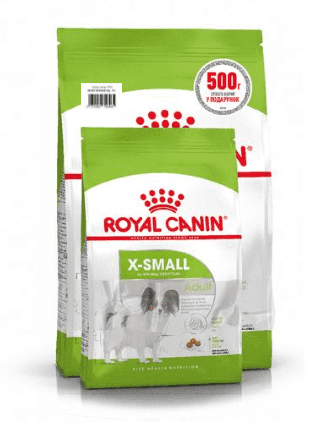 ROYAL CANIN X-SMALL ADULT – сухой корм для взрослых собак миниатюрных пород