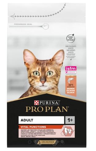 PURINA PRO PLAN Adult 1+ Vital Functions с лососем – сухой корм с лососем для взрослых котов