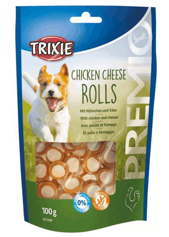 Trixie Premio Chicken Cheese Rolls - ласощі роли з куркою та сиром для собак