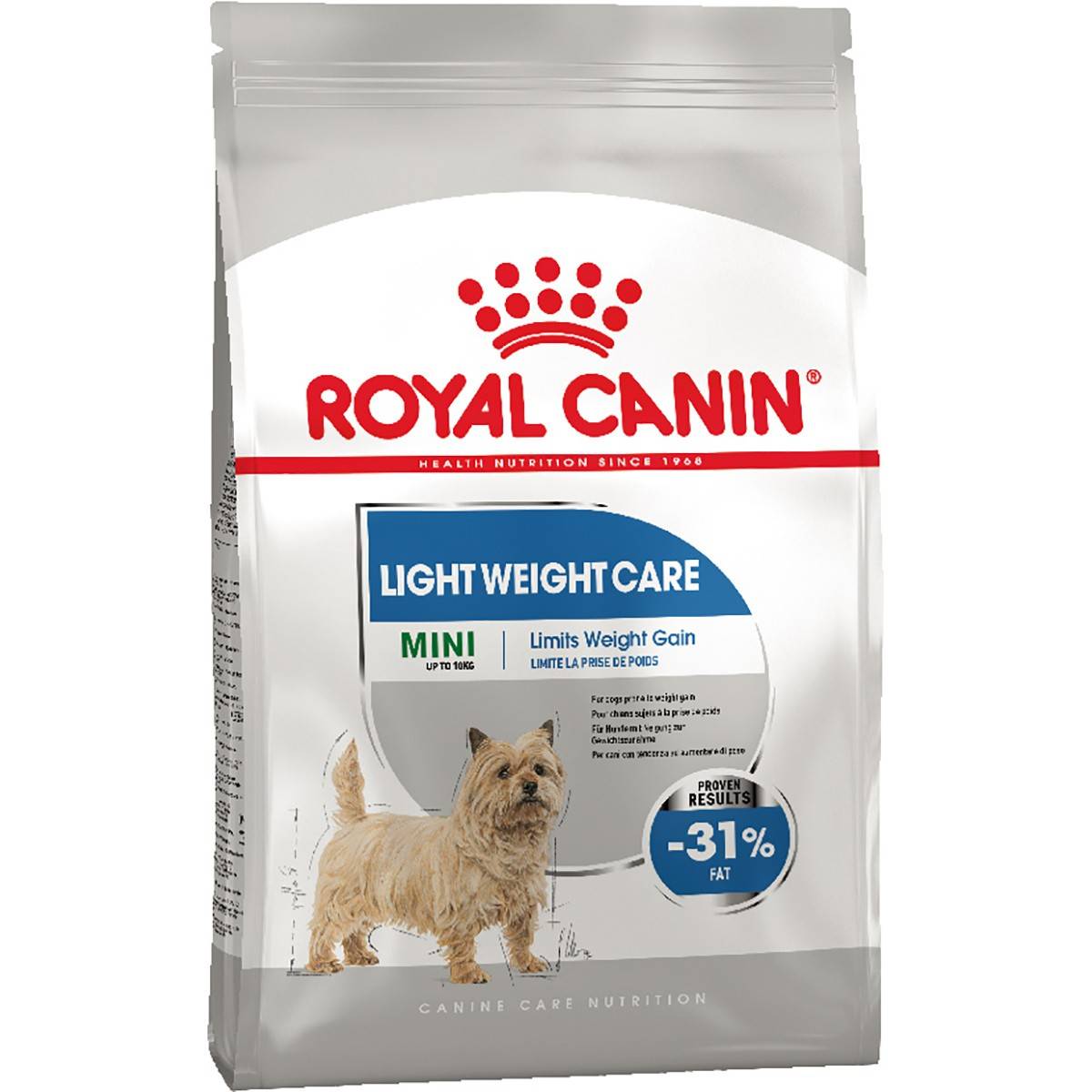 ROYAL CANIN MINI LIGHT WEIGHT CARE – сухой корм для собак мелких пород, склонных к набору избыточного веса