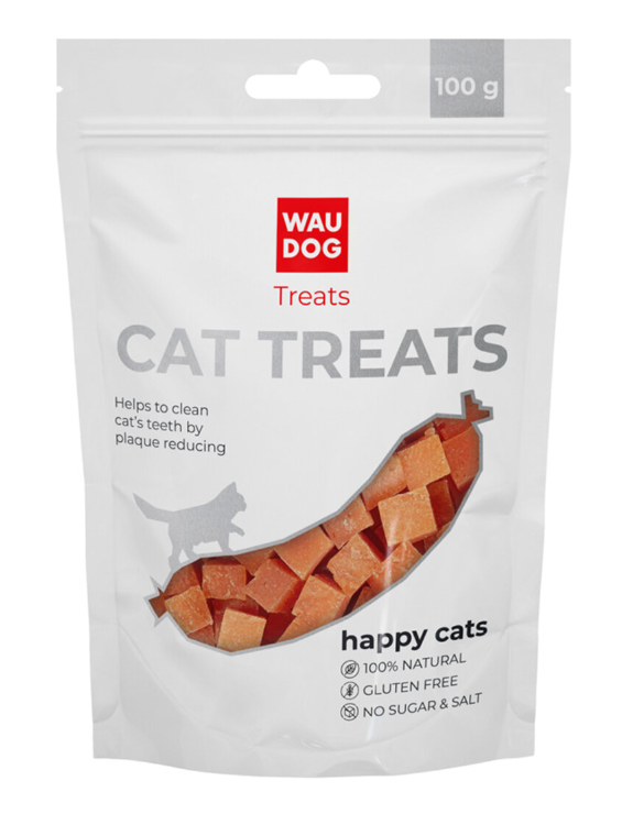 WAUDOG TREATS - ласощі "КУРЯЧІ КУБИКИ" для котів