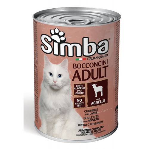 SIMBA LAMB – консерви з ягням для дорослих котів