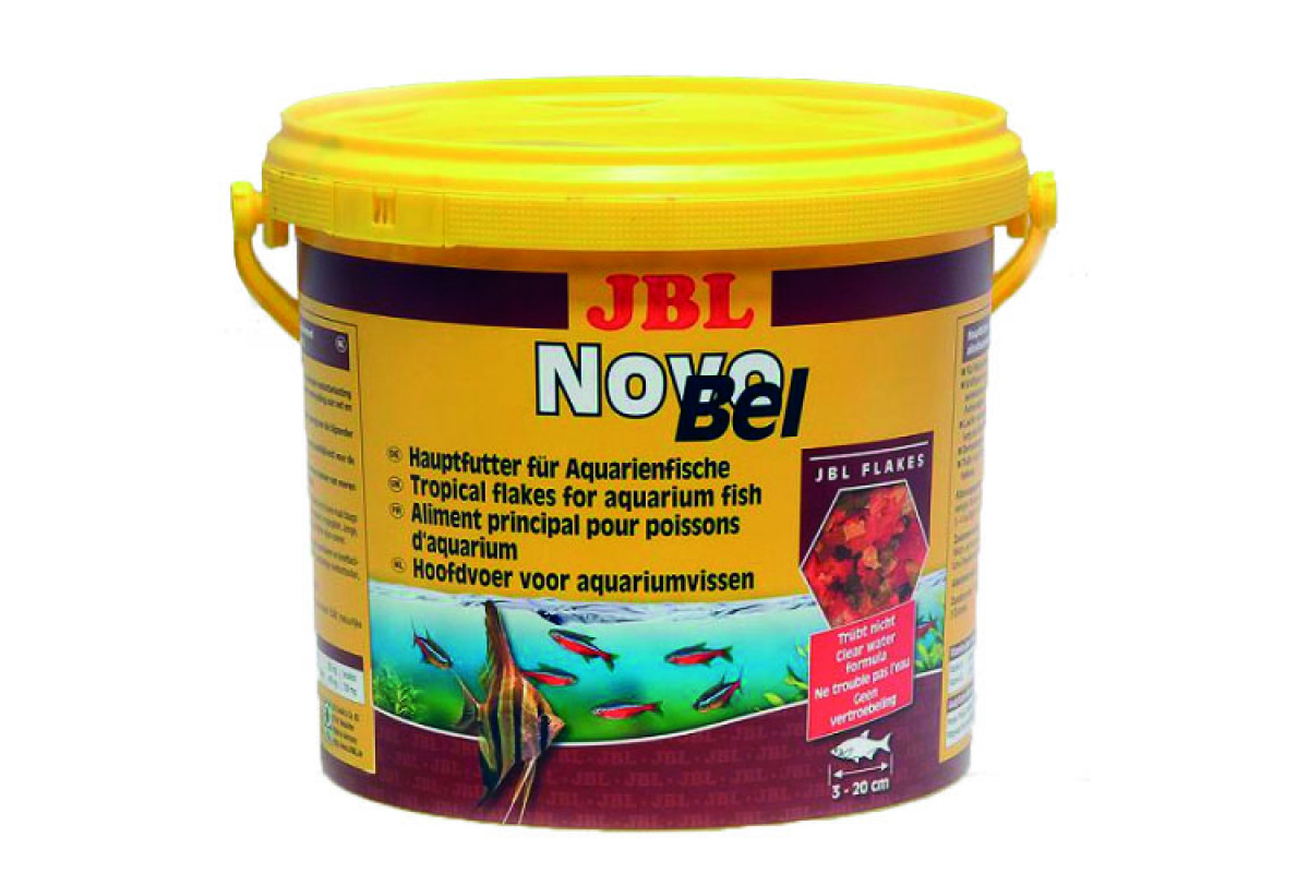 JBL NovoBel – основной корм в форме хлопьев для аквариумных рыб