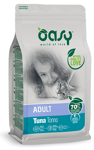 OASY LIFESTAGE Adult тунець – сухий корм для дорослих котів