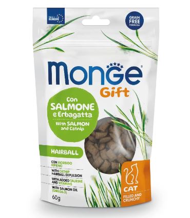 Monge Gift Cat Hairball лосось и кошачья мята