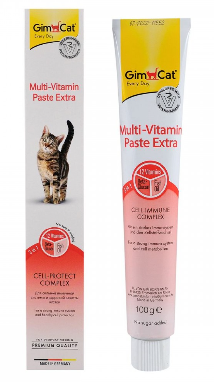 GimCat Every Day Extra – мультивитаминная паста для котов