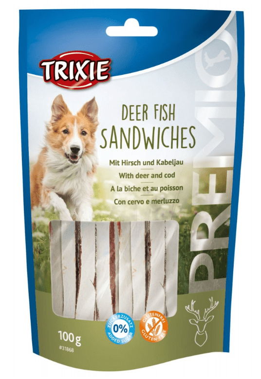  Trixie Premio Deer Fish Sandwiches – ласощі з оленем і рибою для собак