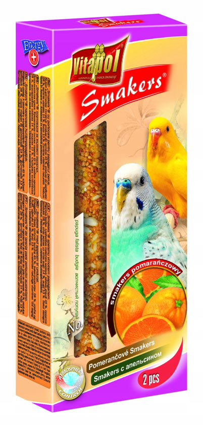 Vitapol лакомство для попугаев с апельсином