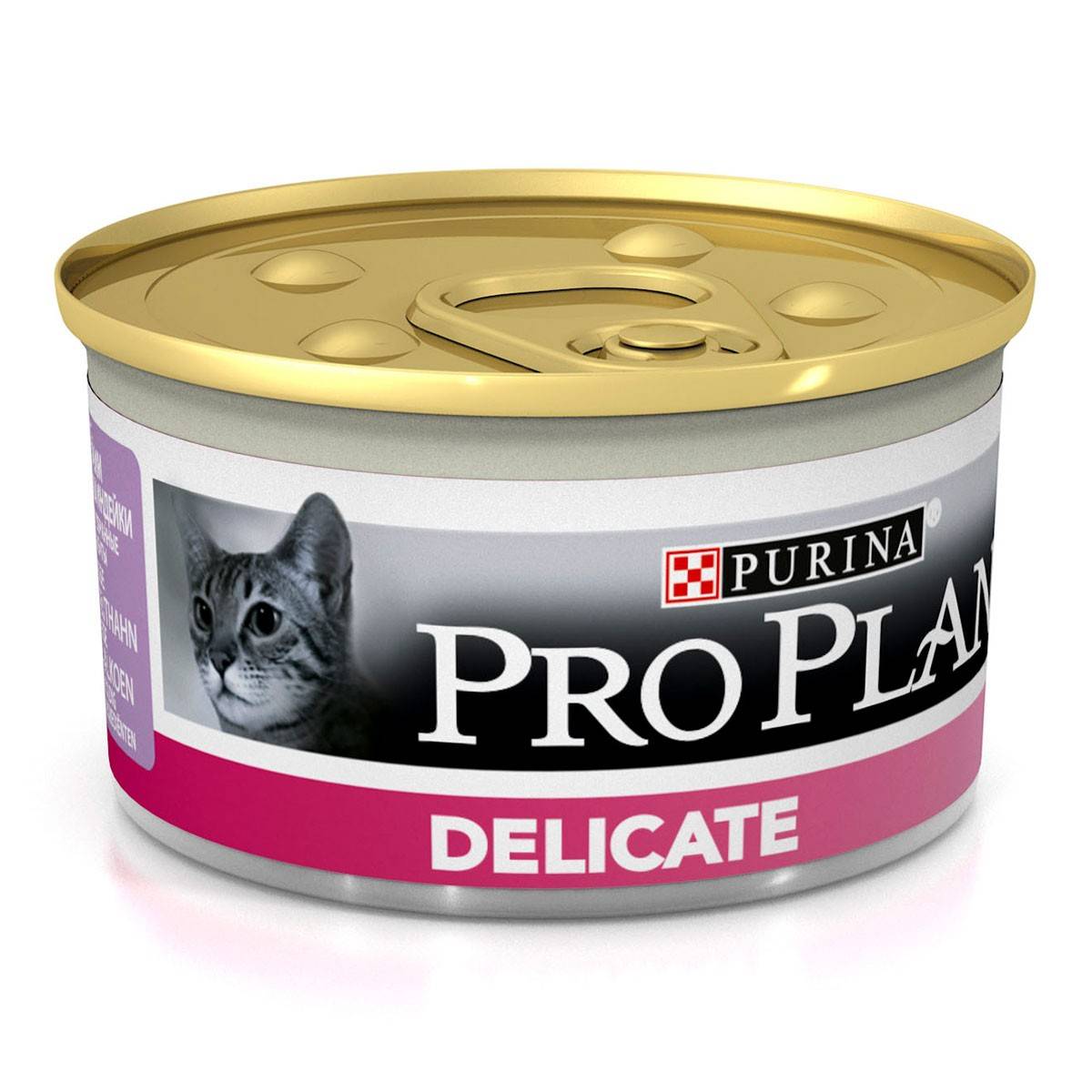 PURINA PRO PLAN DELICATE – консерва для дорослих котів із чутливим травленням