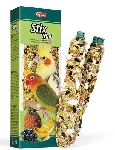 Padovan Stix fruit parrocchetti – дополнительный корм для средних попугаев