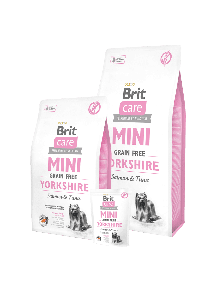 BRIT CARE MINI GRAIN FREE YORKSHIRE – сухой корм для  собак породы йоркширский терьер