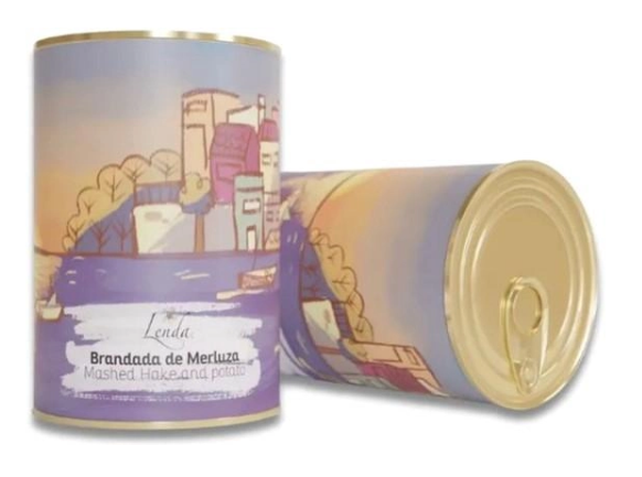Lenda Wet Dog "Brandada de merluza" - Ленда консерви для собак з рибою хек та картоплею