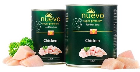 Nuevo Adult Chicken – консервы с курицей для взрослых собак