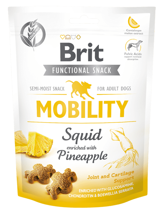 BRIT CARE MOBILITY SQUID – лакомства для собак для суставов и хрящей