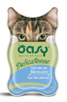 OASY Adult CAT Fine Paté з лососем - паштет делікатесний для котів з лососем