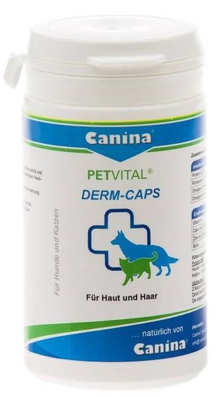 Canina Petvital Derm-Caps – капсулы для котов и собак с проблемной кожей и шерстью