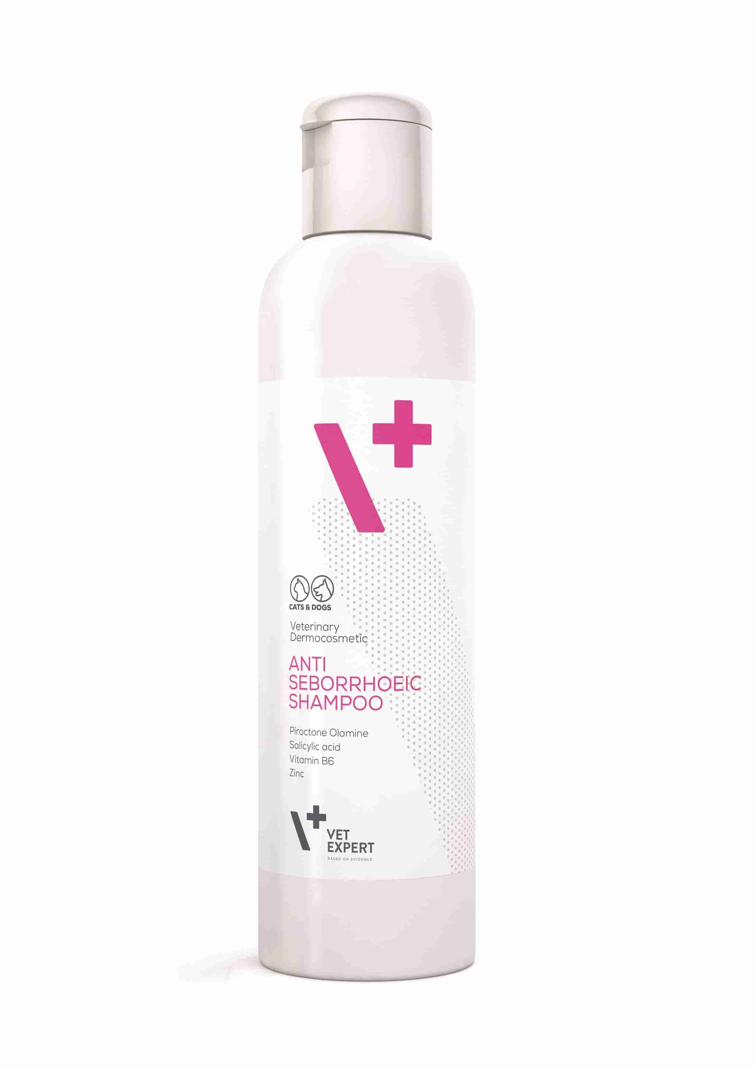 VetExpert Antiseborrhoeic Shampoo – антисеборейный шампунь для котов и собак
