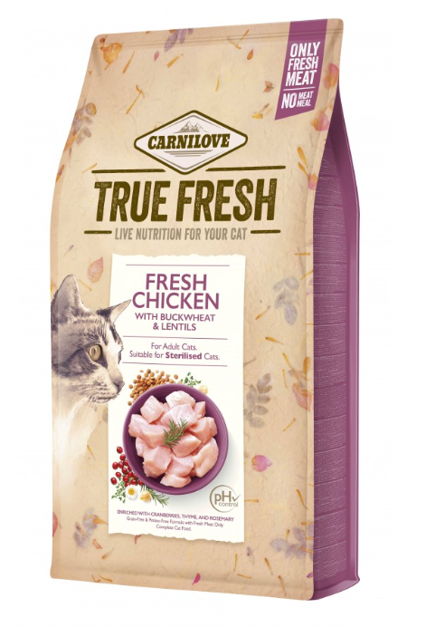 Carnilove True Fresh Cat Fresh Chicken – сухой корм для кошек с курицей