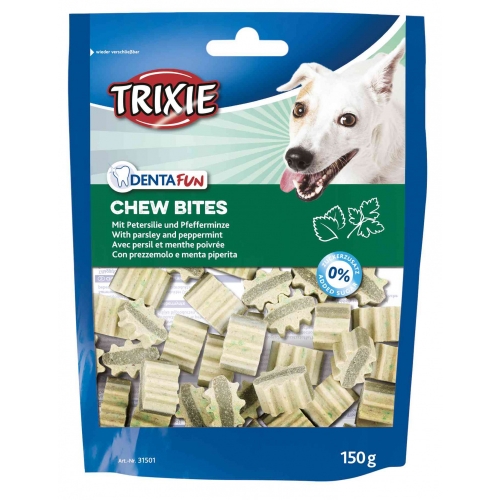 Trixie DENTAFUN Chew Bites – лакомство с петрушкой для очищения зубов собак от налета