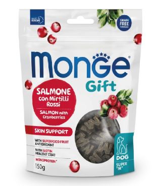 Monge Gift Dog Super "M" Skin support лосось з журавлиною