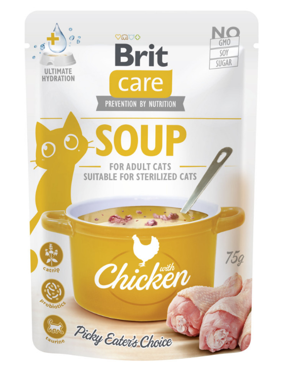 Brit Care Soup with Chicken - влажный корм "Суп с курицей" для кошек